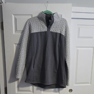 Columbia Gray Quilted Women's Sweater